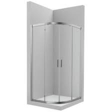 URA CABINE 80 TRANSPARENE/CROMO REDONDA ROCA