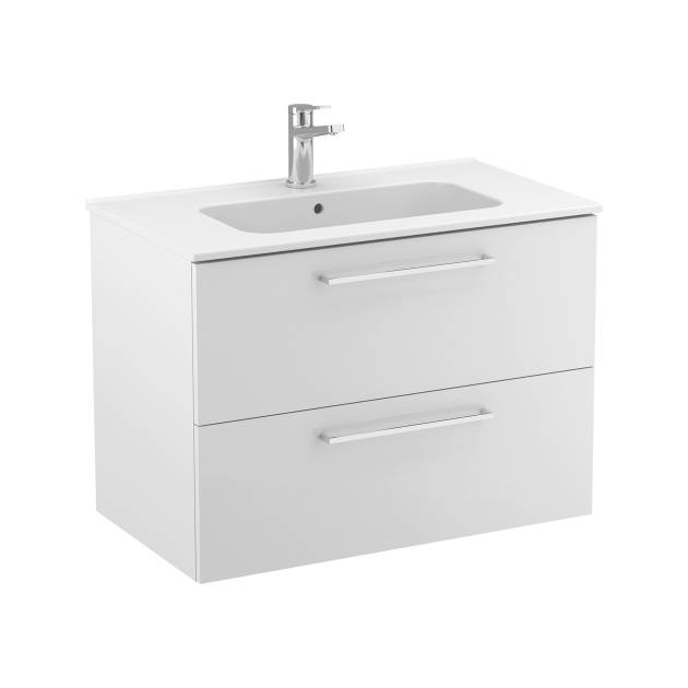 FÍCUS MÓVEL SUSPENSO 80+LAVATÓRIO+2 GAVETAS SANITANA