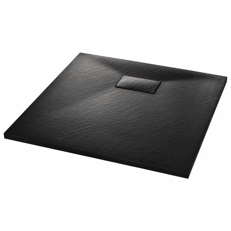 BASE SMC 80x80 PRETA COM VÁLVULA