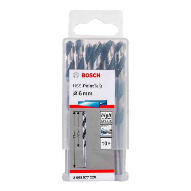 BROCA HSS 6MM -10UNIDADE BOSCH