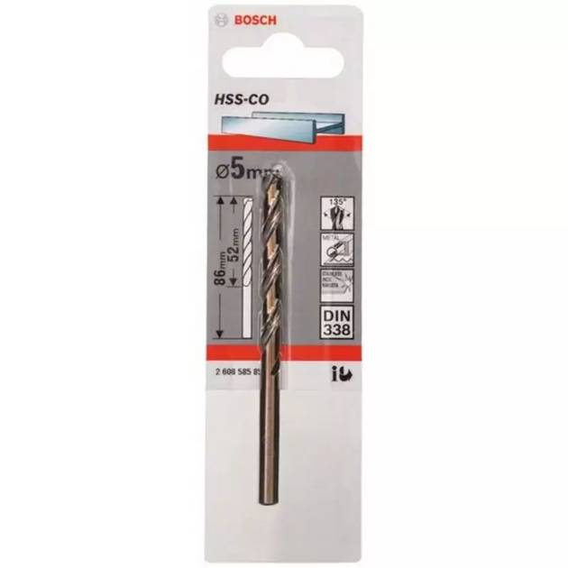 BROCA HSS-CO 5MM BOSCH