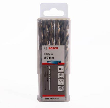 BROCA HSS 7MM -10 UNIDADE BOSCH