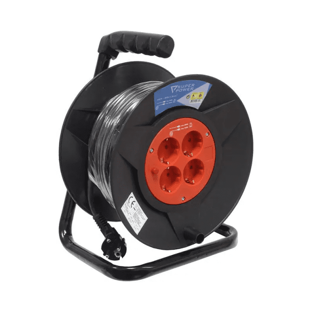 EXTENSÃO ELÉTRICA 25MT COM ENROLADOR 3G1.5 MADER