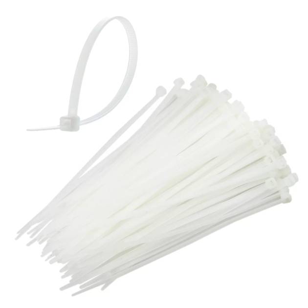ABRAÇADEIRA FIVELA BRANCA 3X100
