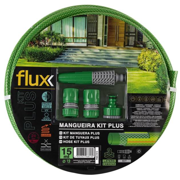 MANGUEIRA KIT 19MMX15MT-FLUX