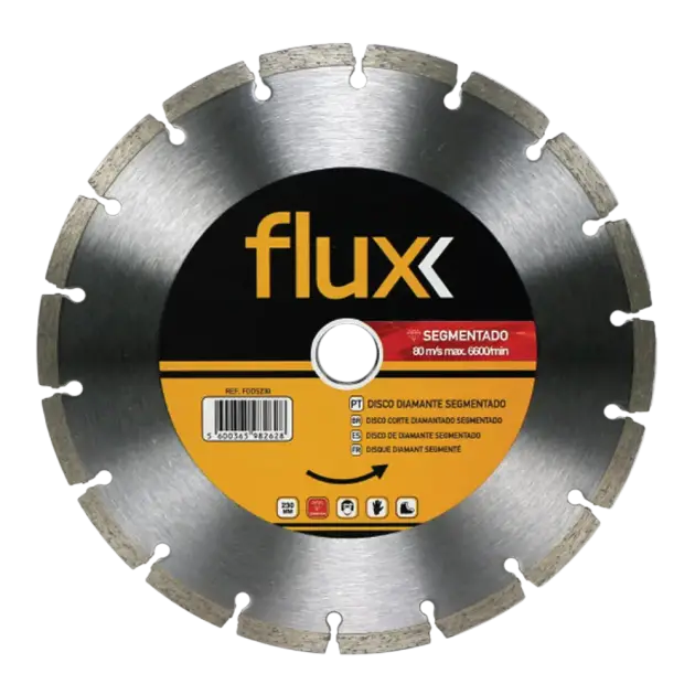 DISCO DIAMANTE SEGMENTADO 230MM-FLUX