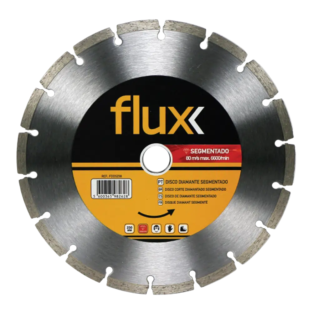 DISCO DIAMANTE SEGMENTADO 230MM-FLUX