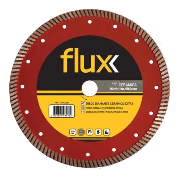 DISCO DIAMANTE  CERÂMICO EXTRA 115MM -FLUX
