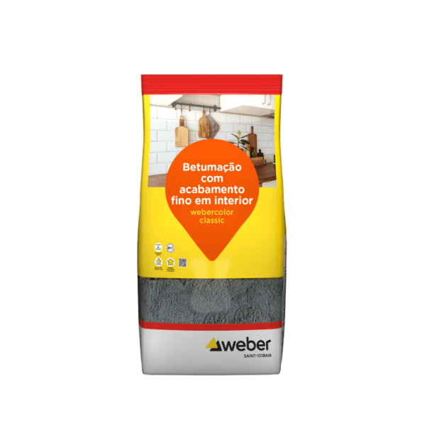 WEBER COLOR BETUME BRANCO DE 5KG- WEBER